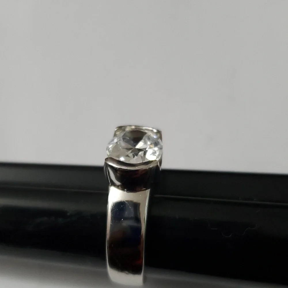 2 Cttw Sterling Silver 925 Solitaire Ring - Picture 8 of 10